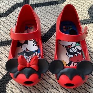 TWO PAIRS Mini Melissa shoes- FIRM ON PRICE